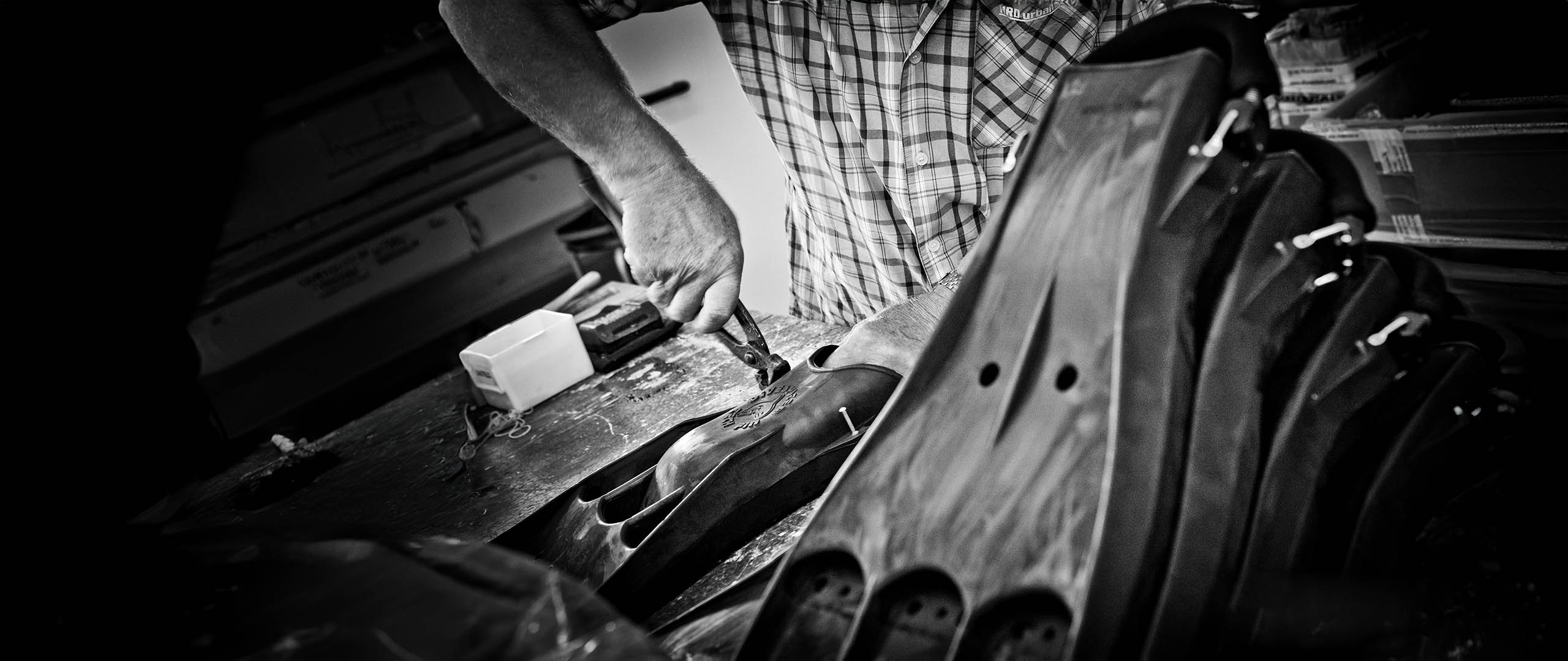 Pinne Tech Fin DiveSystem in lavorazione